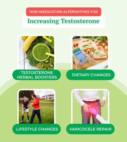 non-medication alternatives for increasing testosterone